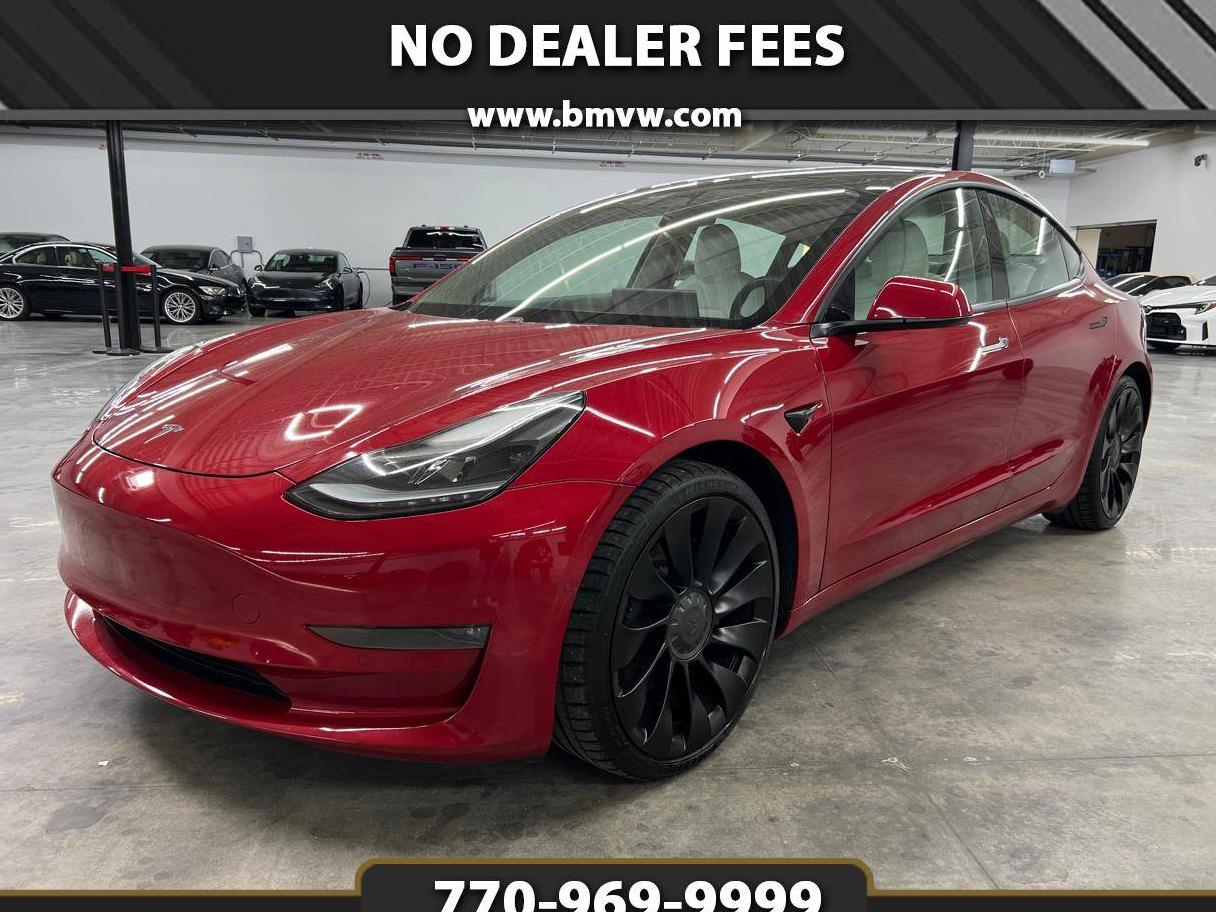 TESLA MODEL 3 2021 5YJ3E1EC5MF976158 image